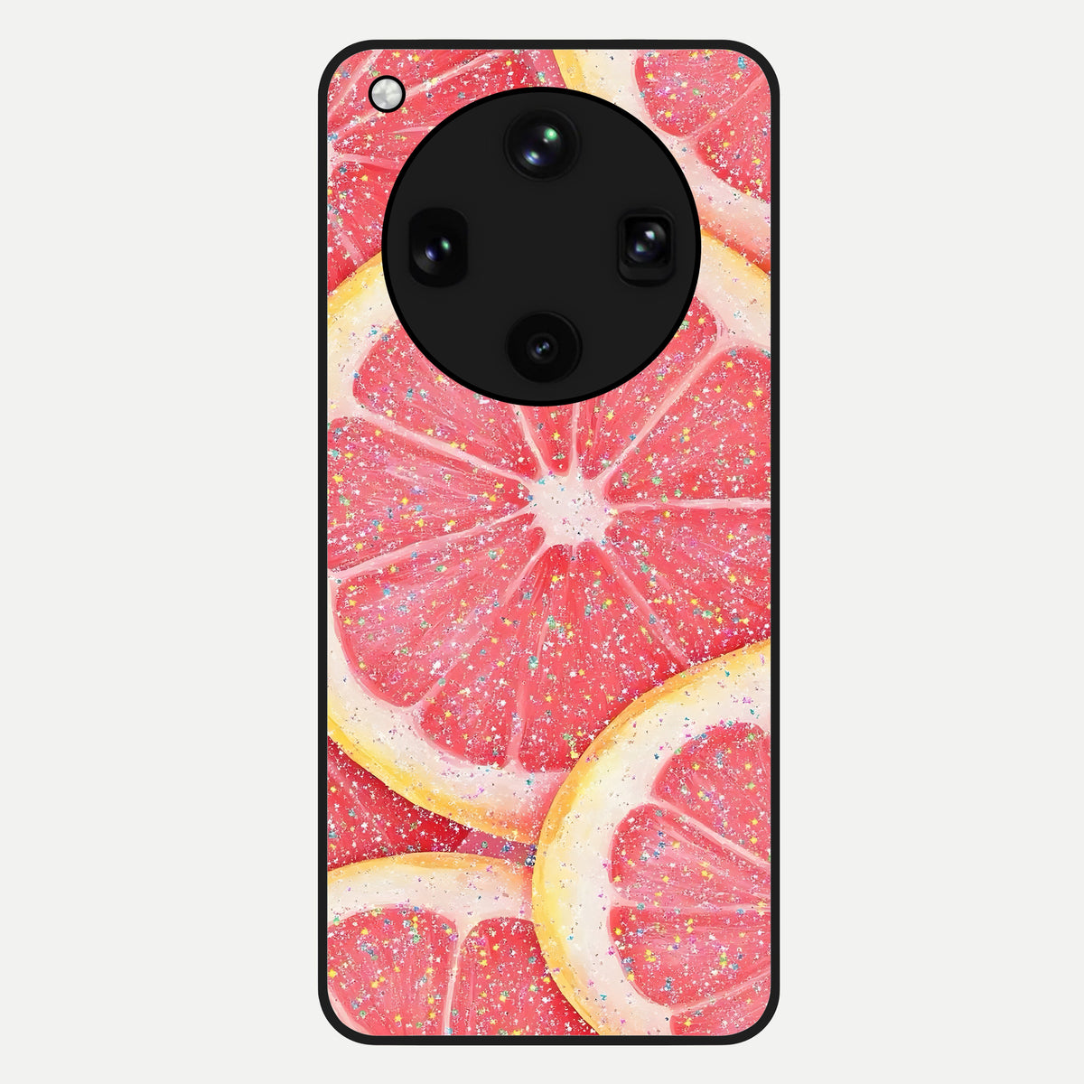  Glitter Grapefruit Glass Case For Oppo Find X8 Ultra back cover – full design glossy printed glass finish