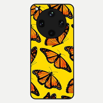  Golden Wing Flight Glass Case For Oppo Find X8 Ultra back cover – full design glossy printed glass finish