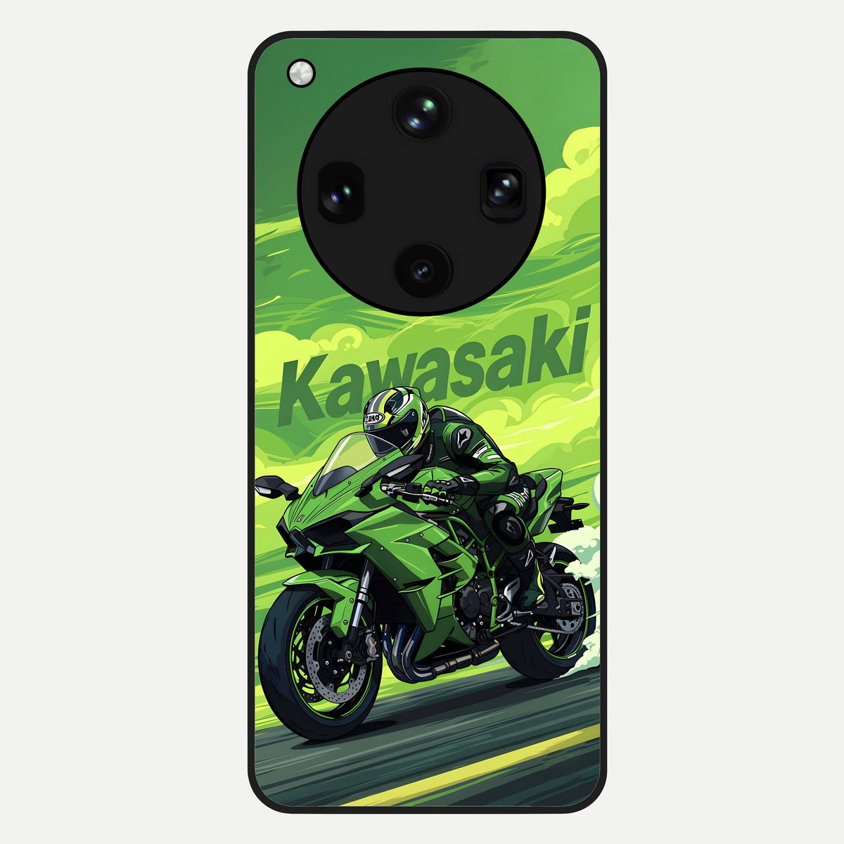  Greenery Sky Glass Case For Oppo Find X8 Ultra back cover – full design glossy printed glass finish