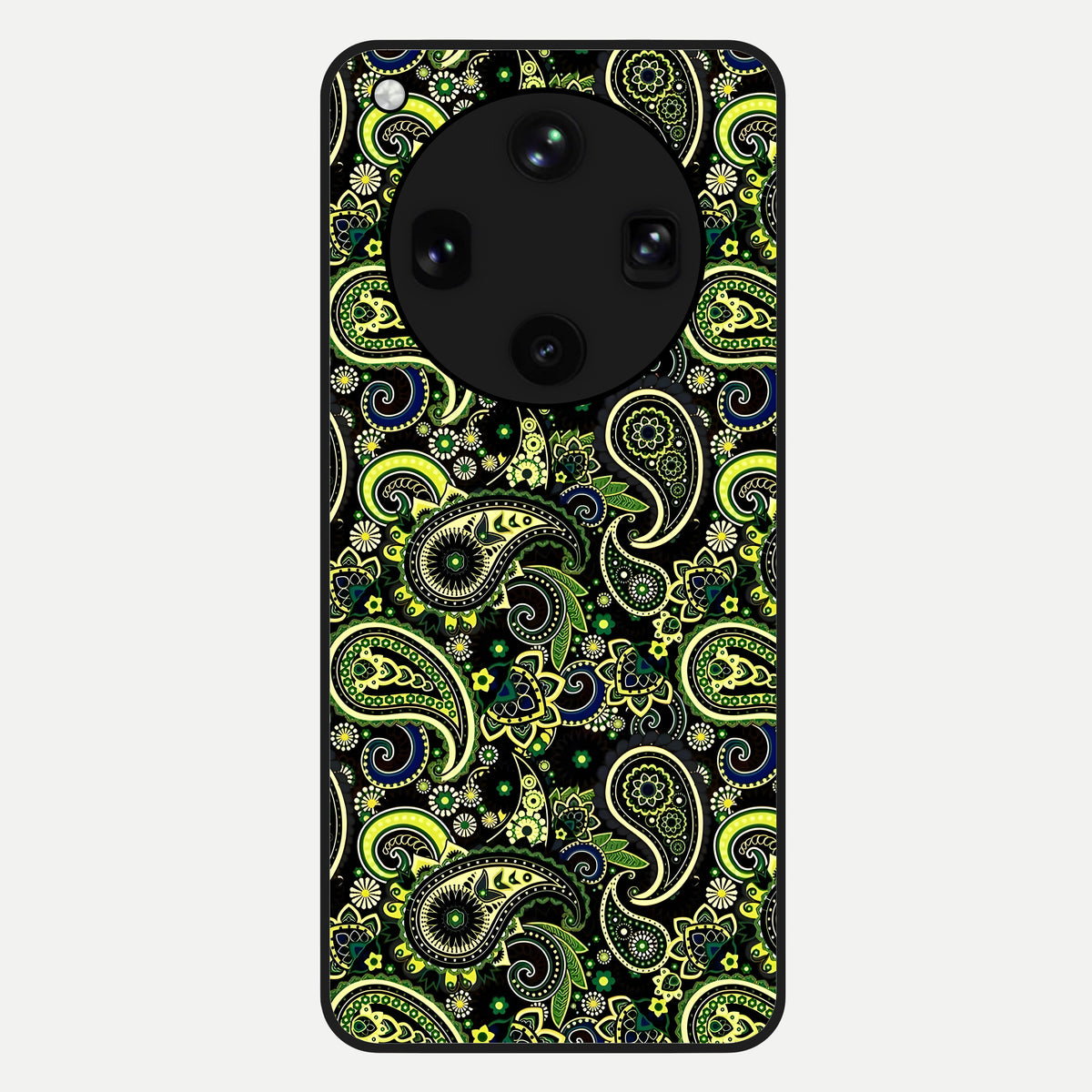  Green Lemon Glass Case For Oppo Find X8 Ultra back cover – full design glossy printed glass finish