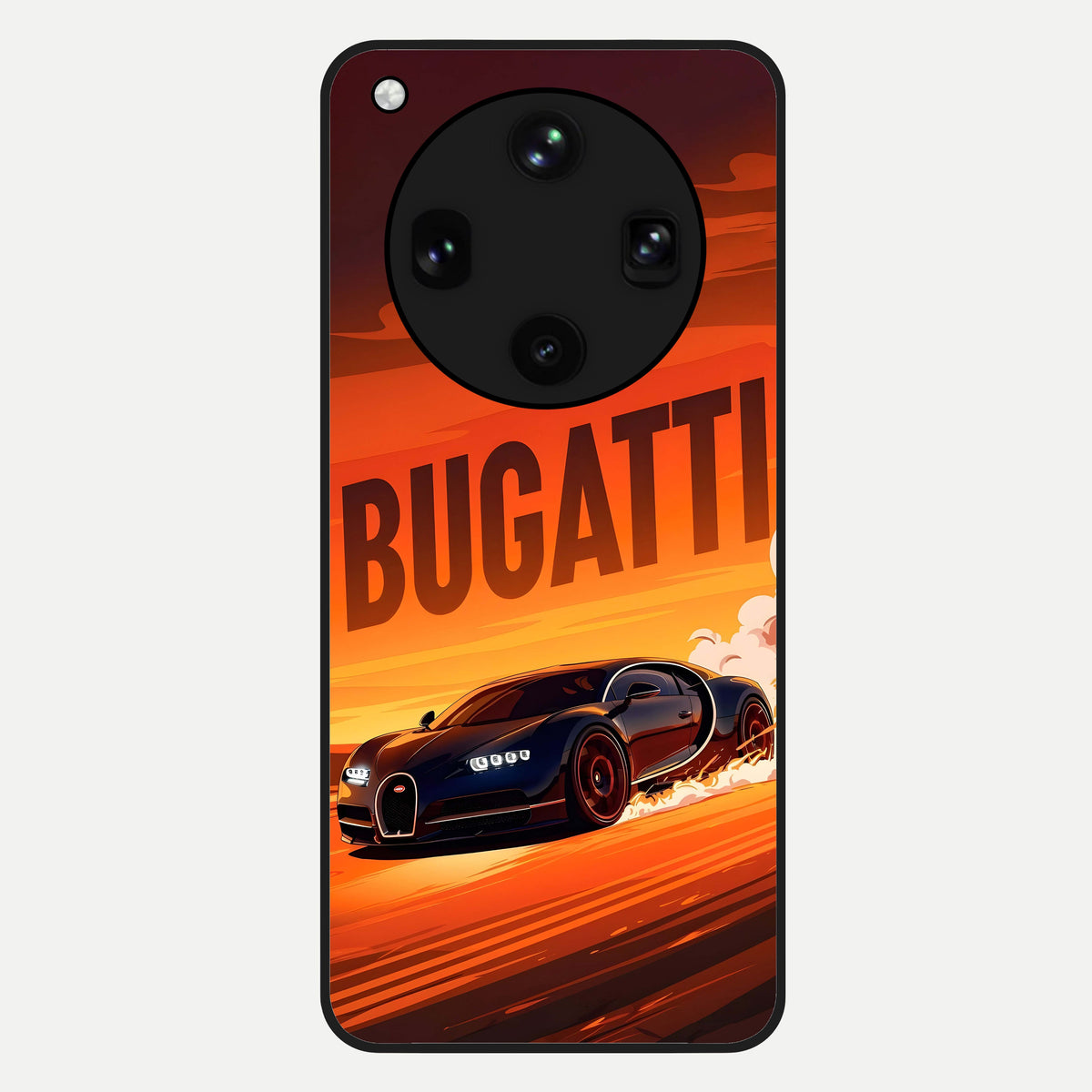  Inferno Bugatti Storm Glass Case For Oppo Find X8 Ultra back cover – full design glossy printed glass finish