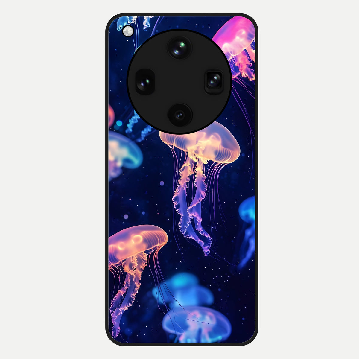  Jellyfish Pattern Glass Case For Oppo Find X8 Ultra back cover – full design glossy printed glass finish