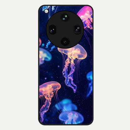  Jellyfish Pattern Glass Case For Oppo Find X8 Ultra back cover – full design glossy printed glass finish