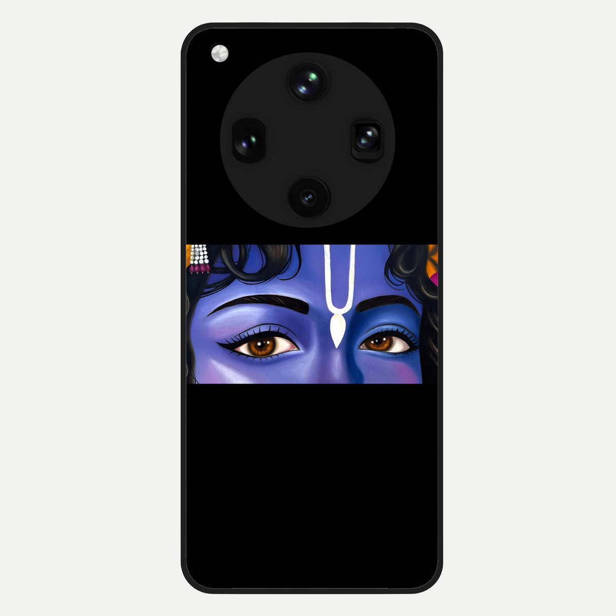  Krishna Eye Glass Case For Oppo Find X8 Ultra back cover – full design glossy printed glass finish