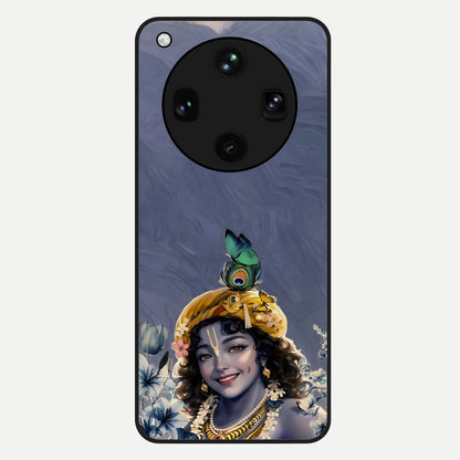  Lord Krishna Glass Case For Oppo Find X8 Ultra back cover – full design glossy printed glass finish