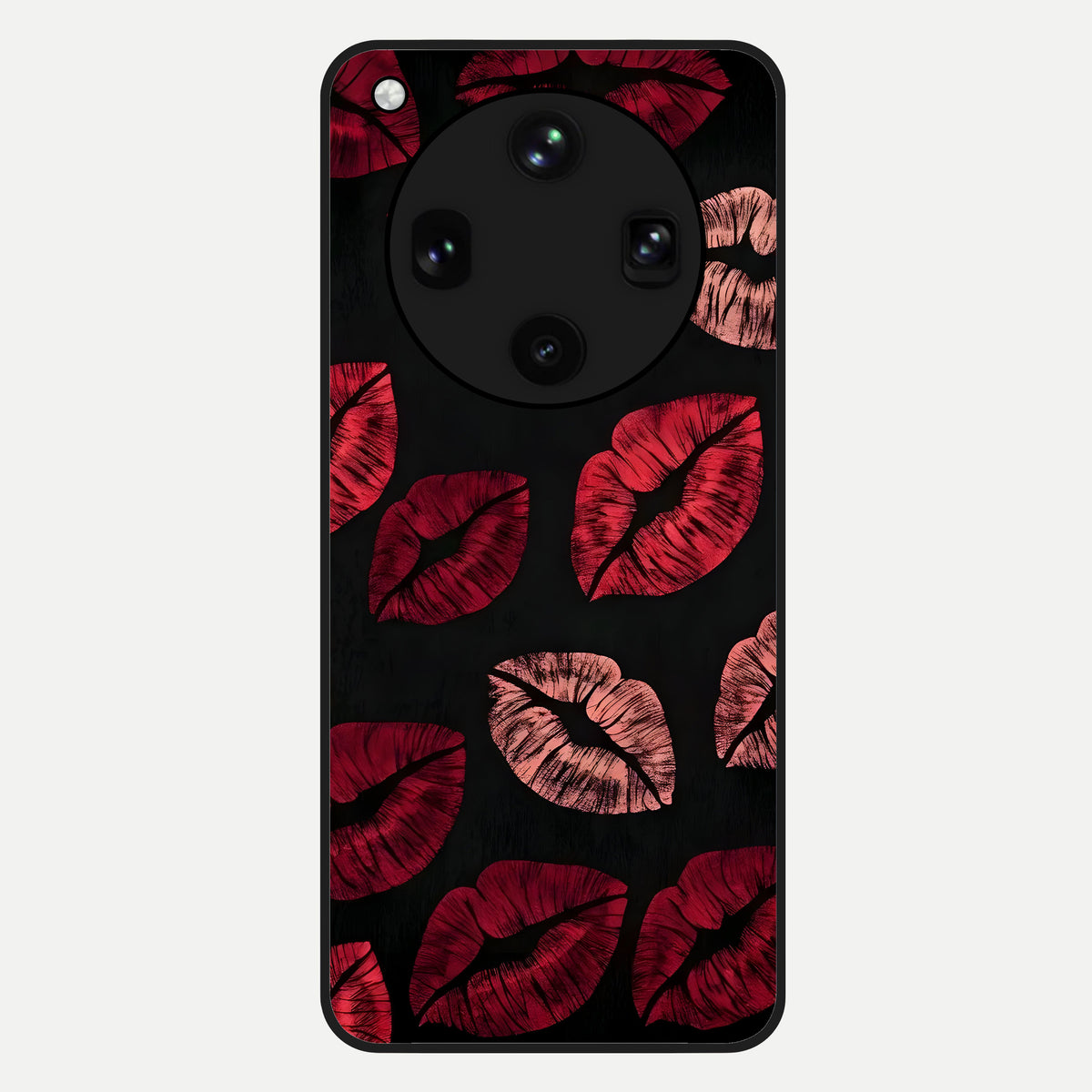  Midnight Kiss Love Glass Case For Oppo Find X8 Ultra back cover – full design glossy printed glass finish