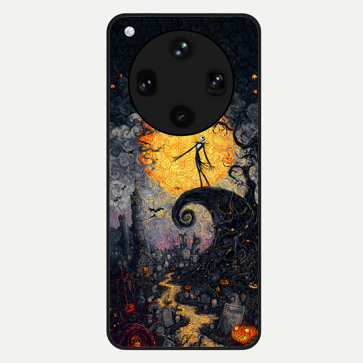  Pumpkin Moonlight Tale Glass Case For Oppo Find X8 Ultra back cover – full design glossy printed glass finish