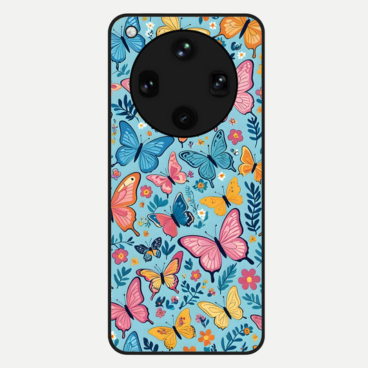  Spring Wing Garden Glass Case For Oppo Find X8 Ultra back cover – full design glossy printed glass finish