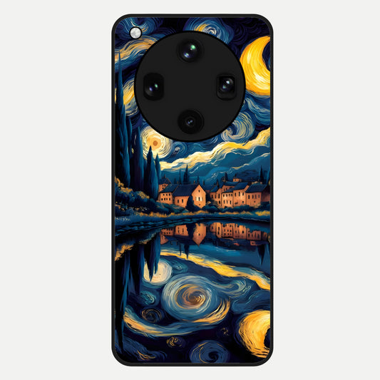  Starry Sky Serenity Glass Case For Oppo Find X8 Ultra back cover – full design glossy printed glass finish