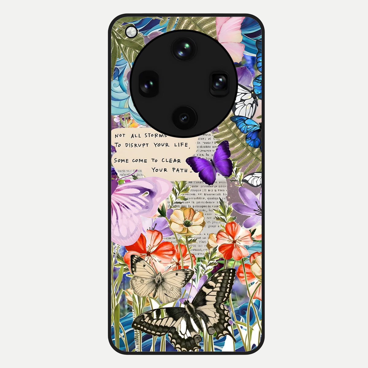  Storm Path Bloom Glass Case For Oppo Find X8 Ultra back cover – full design glossy printed glass finish