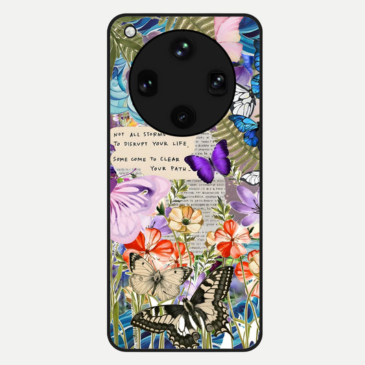  Storm Path Bloom Glass Case For Oppo Find X8 Ultra back cover – full design glossy printed glass finish