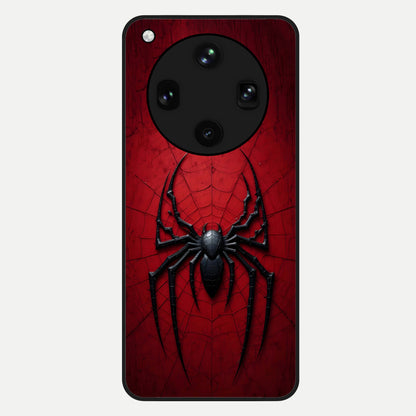  Superhero Web Emblem Glass Case For Oppo Find X8 Ultra back cover – full design glossy printed glass finish