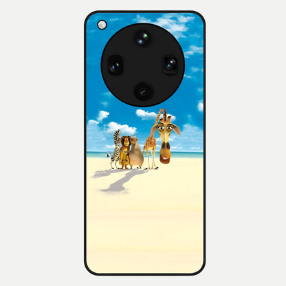  Tropical Fun Squad Glass Case For Oppo Find X8 Ultra back cover – full design glossy printed glass finish