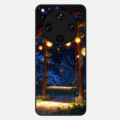  Twilight Garden Swing Glass Case For Oppo Find X8 Ultra back cover – full design glossy printed glass finish