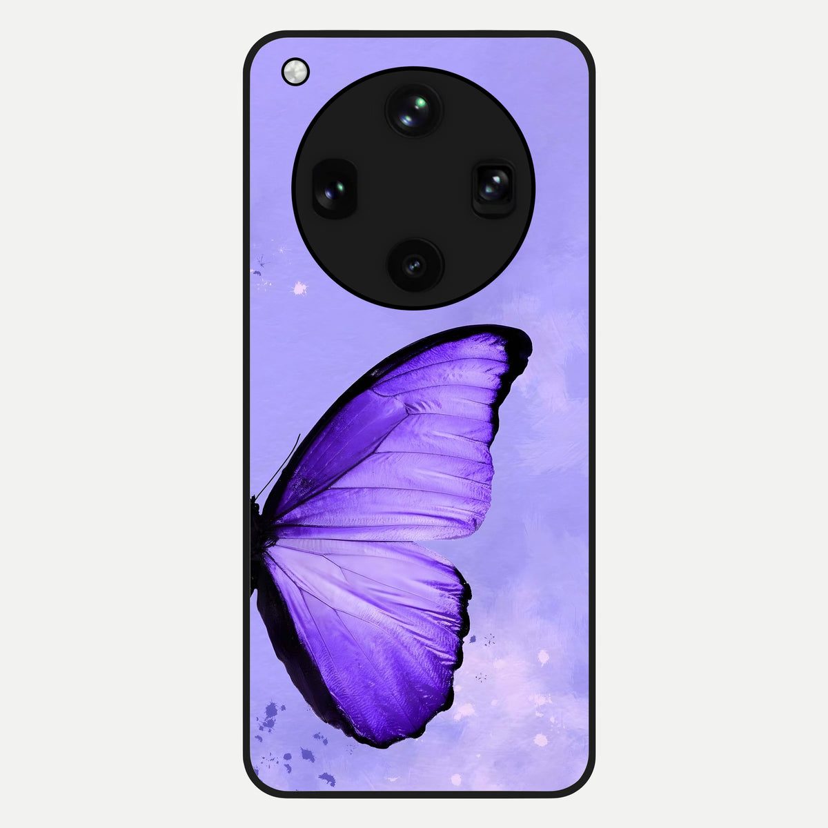  Violet Dream Wing Glass Case For Oppo Find X8 Ultra back cover – full design glossy printed glass finish