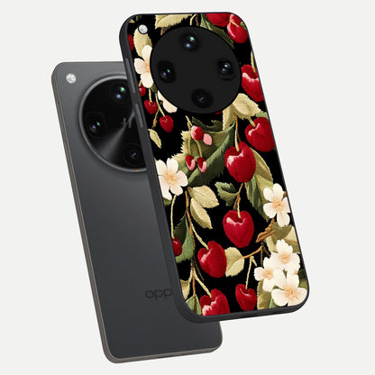  Blooming Spendor Bird phone case For Oppo Find X8 Ultra showing premium glass back cover with detailed artwork