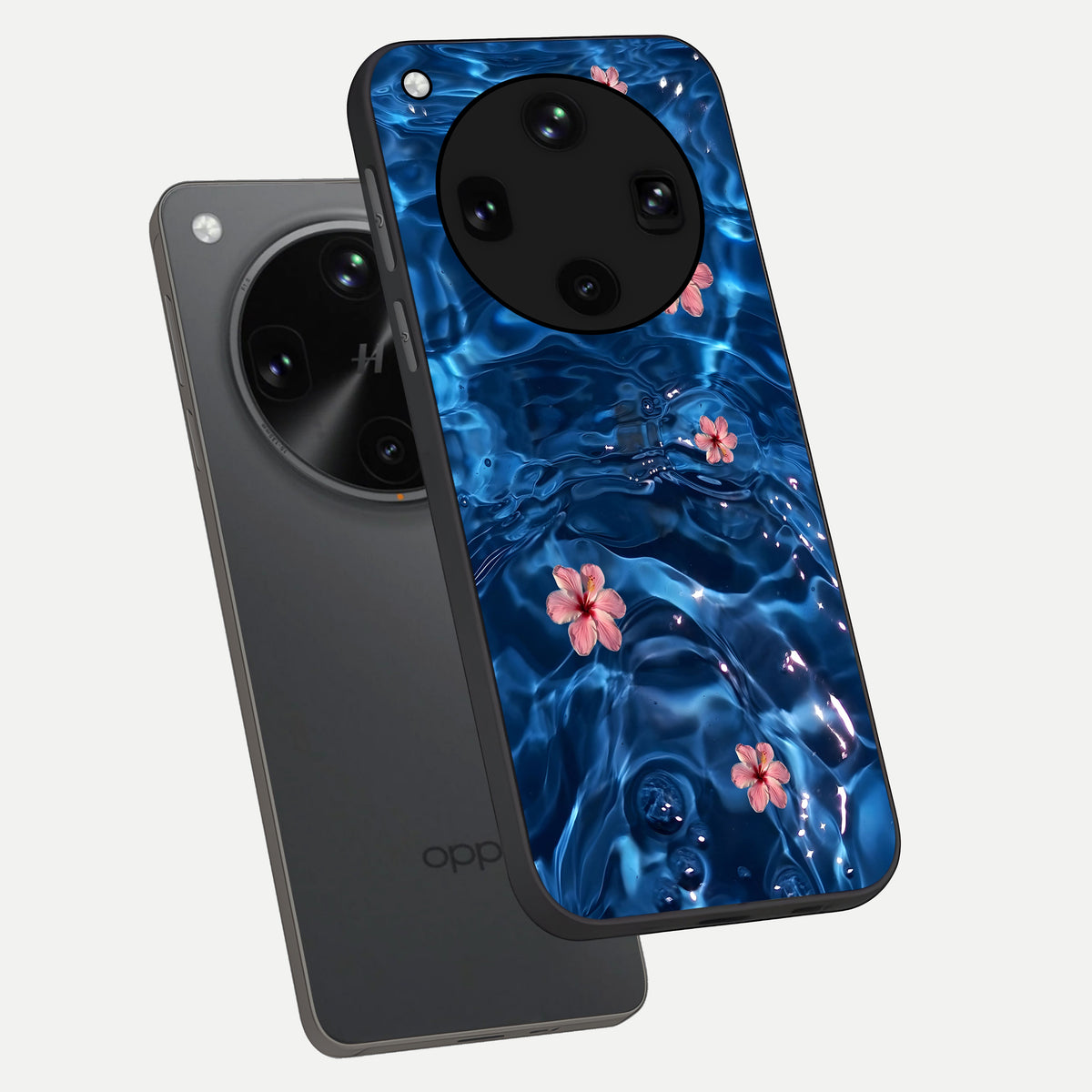  Bloom Thread Art phone case For Oppo Find X8 Ultra showing premium glass back cover with detailed artwork