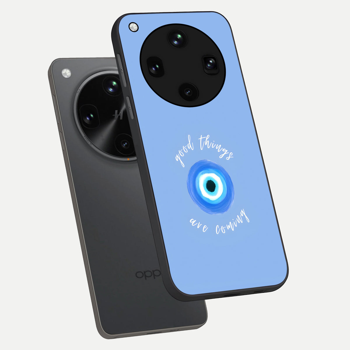  Bright Future Ahead phone case For Oppo Find X8 Ultra showing premium glass back cover with detailed artwork