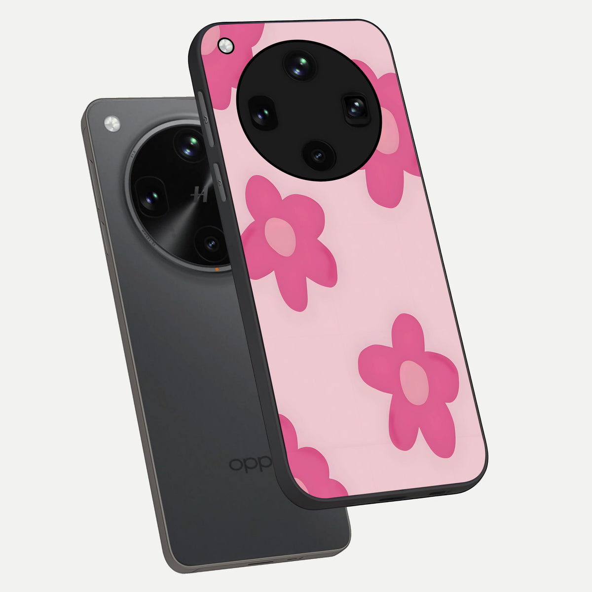  Candy Bloom Dreams phone case For Oppo Find X8 Ultra showing premium glass back cover with detailed artwork