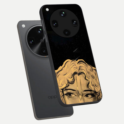  Celestial Gods Plan phone case For Oppo Find X8 Ultra showing premium glass back cover with detailed artwork