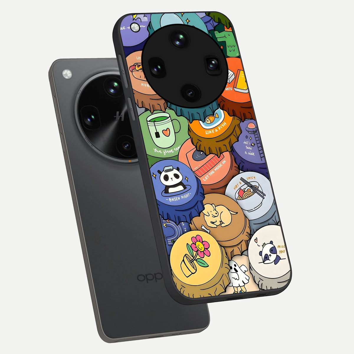  Coins Patterns phone case For Oppo Find X8 Ultra showing premium glass back cover with detailed artwork