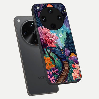  Digital Art phone case For Oppo Find X8 Ultra showing premium glass back cover with detailed artwork
