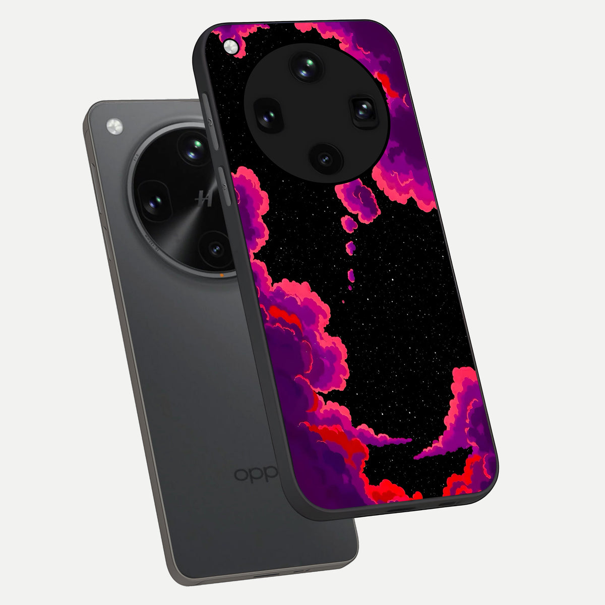  Galaxy Dream Frame phone case For Oppo Find X8 Ultra showing premium glass back cover with detailed artwork