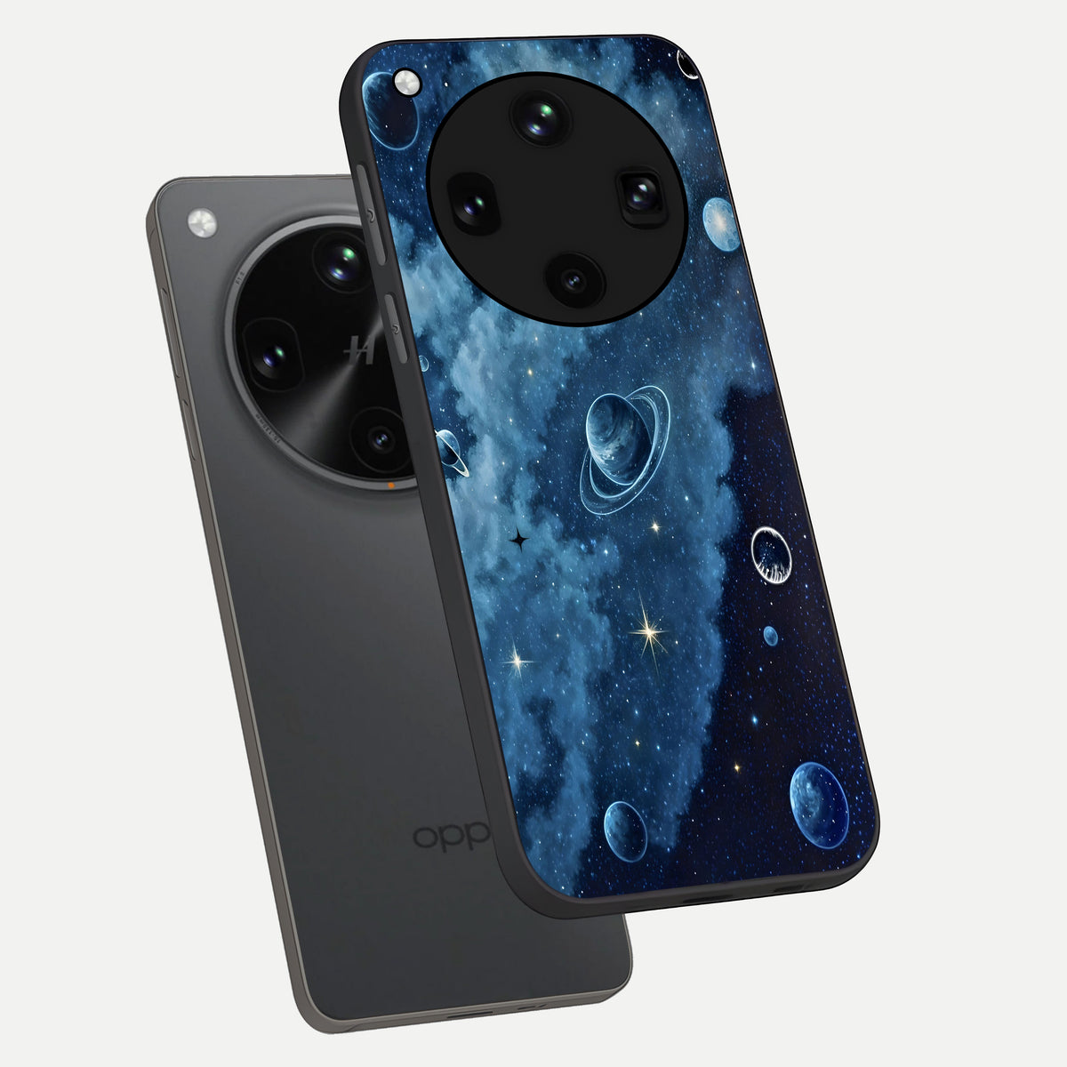  Galaxy Dream Space phone case For Oppo Find X8 Ultra showing premium glass back cover with detailed artwork
