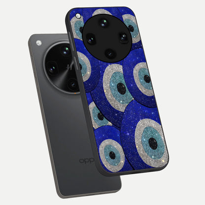  Galaxy Eye Flow phone case For Oppo Find X8 Ultra showing premium glass back cover with detailed artwork