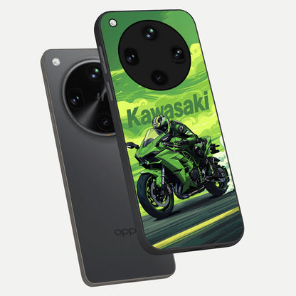  Greenery Sky phone case For Oppo Find X8 Ultra showing premium glass back cover with detailed artwork