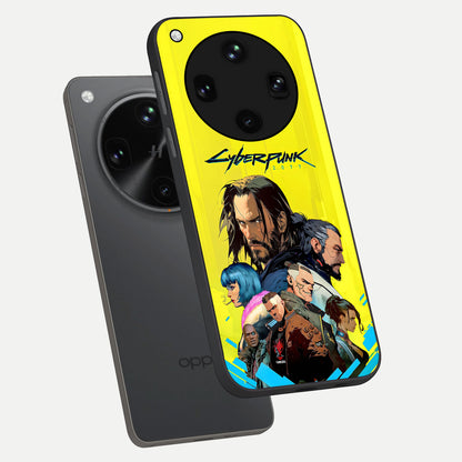  Neon Rebel Genesis phone case For Oppo Find X8 Ultra showing premium glass back cover with detailed artwork
