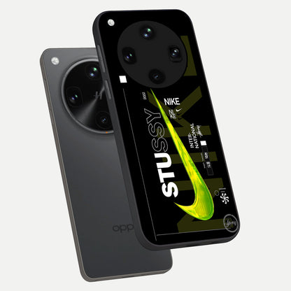  Neon Street Edition phone case For Oppo Find X8 Ultra showing premium glass back cover with detailed artwork