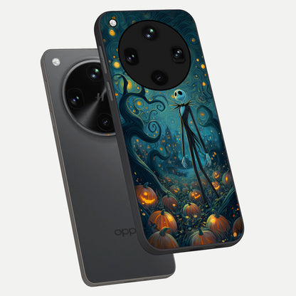  Pumpkin Moonlight Tale phone case For Oppo Find X8 Ultra showing premium glass back cover with detailed artwork