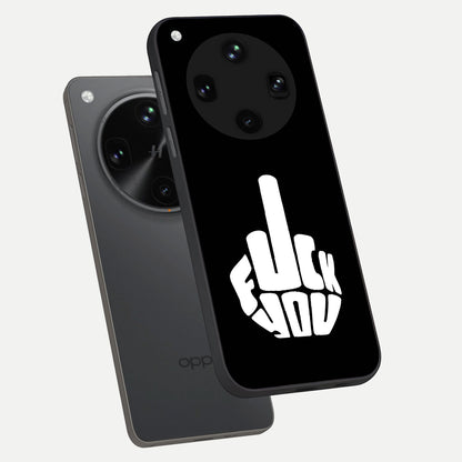  Rebel Mode On phone case For Oppo Find X8 Ultra showing premium glass back cover with detailed artwork