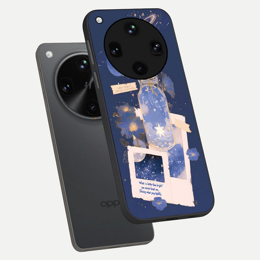  Starlit Cosmic Jar phone case For Oppo Find X8 Ultra showing premium glass back cover with detailed artwork