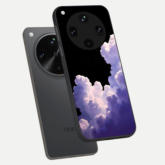  Starlit Night Whispers phone case For Oppo Find X8 Ultra showing premium glass back cover with detailed artwork