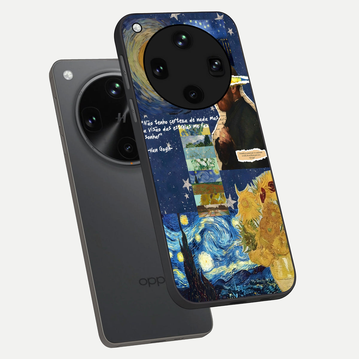  Starry Dream Vision phone case For Oppo Find X8 Ultra showing premium glass back cover with detailed artwork