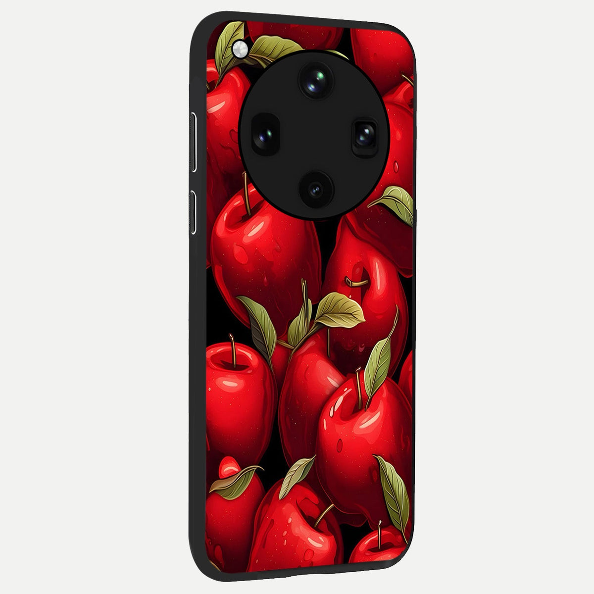  Apple Pattern back cover For Oppo Find X8 Ultra slim fit glass case with vibrant aesthetic design