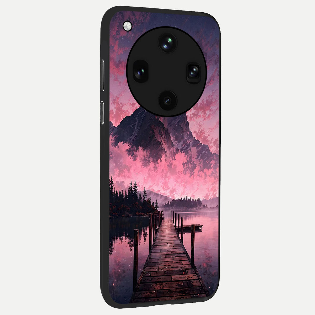  Beautiful Mountain View back cover For Oppo Find X8 Ultra slim fit glass case with vibrant aesthetic design