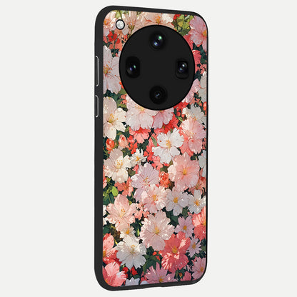  Blush Bloom Field back cover For Oppo Find X8 Ultra slim fit glass case with vibrant aesthetic design