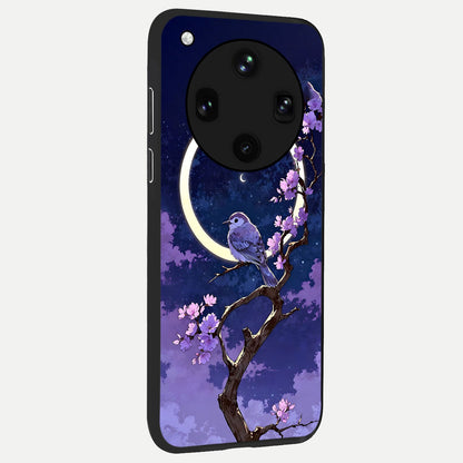  Celestial Bird Blossom back cover For Oppo Find X8 Ultra slim fit glass case with vibrant aesthetic design