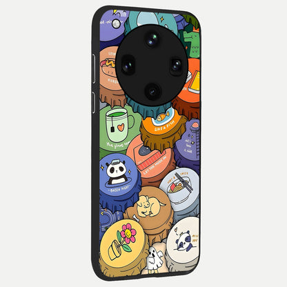  Coins Patterns back cover For Oppo Find X8 Ultra slim fit glass case with vibrant aesthetic design