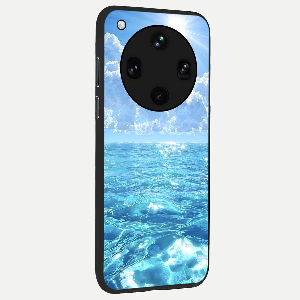  Endless Ocean Horizon back cover For Oppo Find X8 Ultra slim fit glass case with vibrant aesthetic design