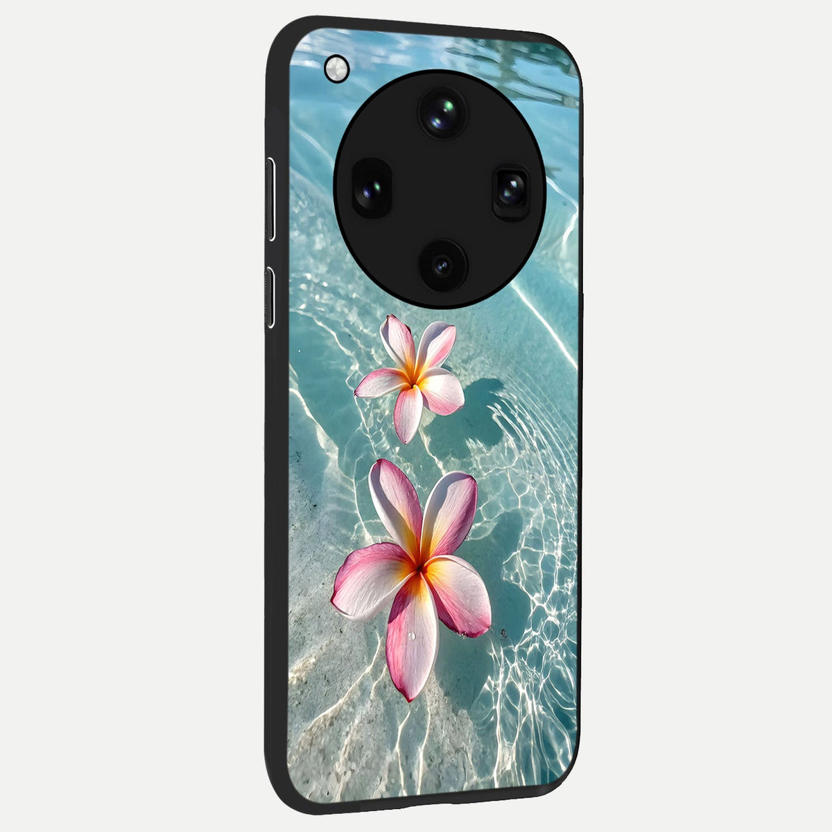  Floating Bloom Bliss back cover For Oppo Find X8 Ultra slim fit glass case with vibrant aesthetic design