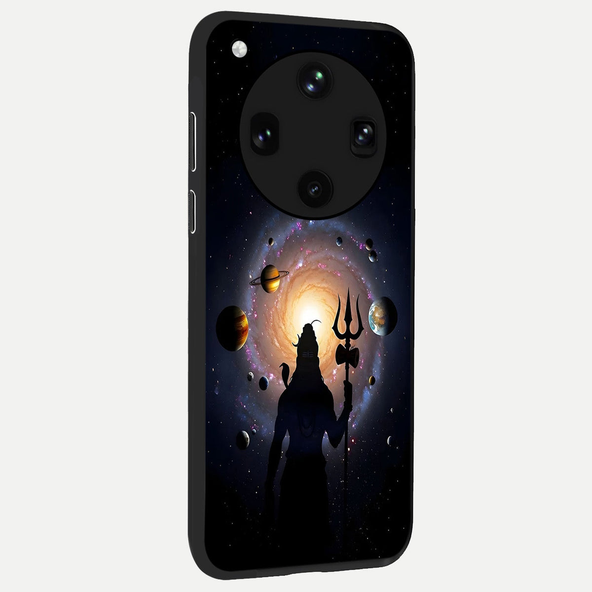  Galactic Shiva Vision back cover For Oppo Find X8 Ultra slim fit glass case with vibrant aesthetic design