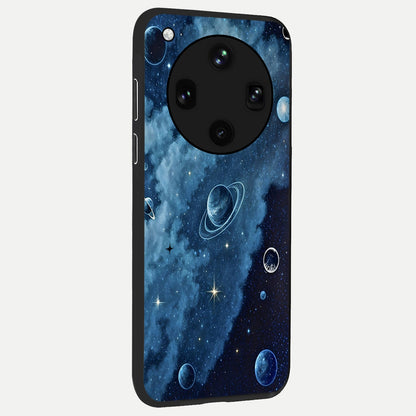  Galaxy Dream Space back cover For Oppo Find X8 Ultra slim fit glass case with vibrant aesthetic design