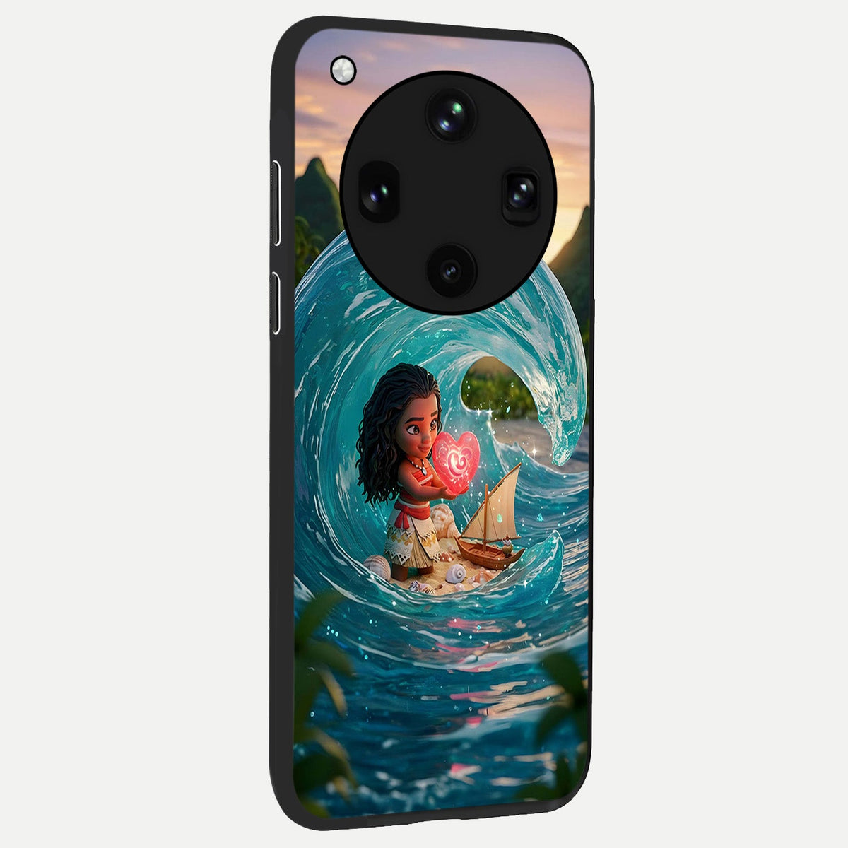  Heart of Ocean back cover For Oppo Find X8 Ultra slim fit glass case with vibrant aesthetic design