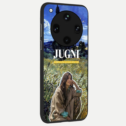  Jugni Soul Vibes back cover For Oppo Find X8 Ultra slim fit glass case with vibrant aesthetic design