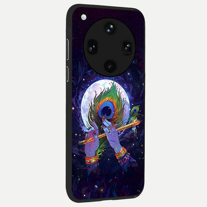  Krishna Hands Art back cover For Oppo Find X8 Ultra slim fit glass case with vibrant aesthetic design