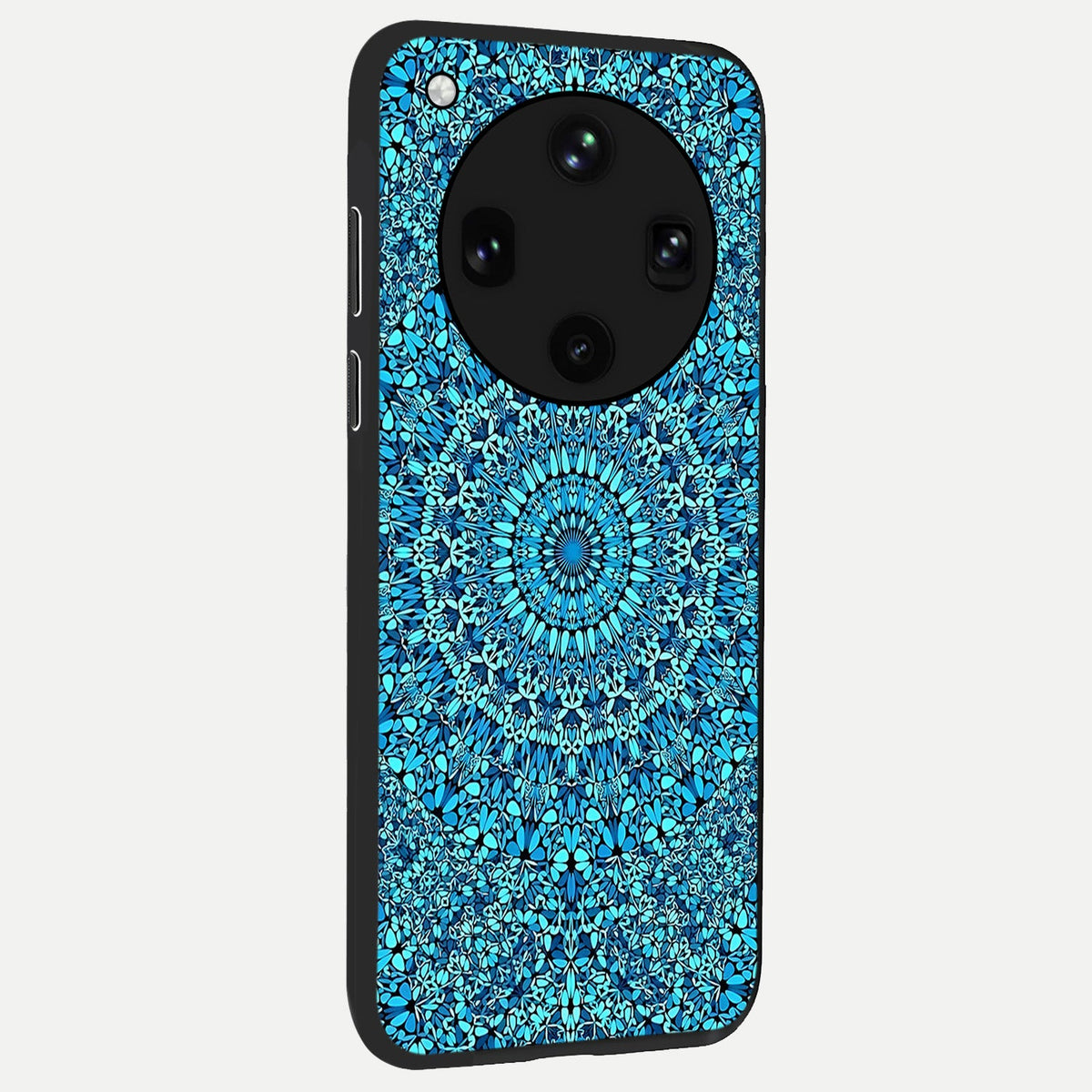  Ocean Bloom Mandala back cover For Oppo Find X8 Ultra slim fit glass case with vibrant aesthetic design